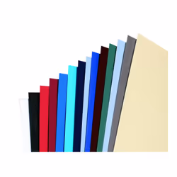 GBC Kit de couvertures multi-usages LeatherGrain & HiClear, A4, Cuir, Blanc, Égypte, 760 g, 50 pièce(s)