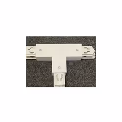 Jonction en T blanc 120x80mm pour rail monophasé 3 allumages 230V/440V 16A alim gauche TRAJECTOIRE 231201 Réf Fabriquant : 76 ...