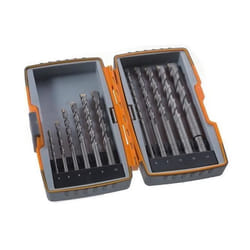 Forets béton - Kapriol - Jeu de 11 forets - Diamètre 4 à 14 mm - Carbure de tungstène - Gris