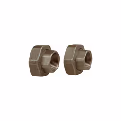 Présentation Lot de 2 raccords union en fonte Pour circulateur G1"1/2" (40/49) Sortie Femelle 3/4" (20-27) Thermador