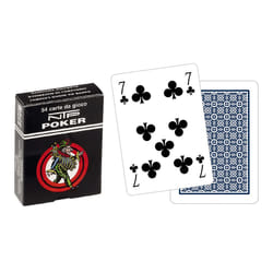 Dal Negro Poker Blu Long Life PVC carte de jeu 55 pièce(s)