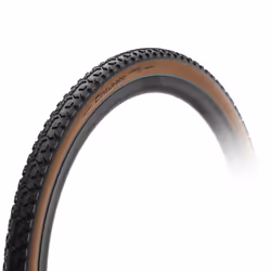 Pirelli Cinturato Gravel M, Route, Pneu sans chambre à air, Folding bead, Noir, Marron, 127 TPI, 455 g