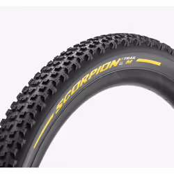 Pirelli Scorpion Trail M, 29", MTB, Pneu sans chambre à air, Perle pliante, Descente, Sec, Humide, Noir, Jaune