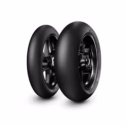Pneu de compétition - METZELER - Racetec TD Slick - 180/55 R 17 - Performance sur piste - Chauffe rapide