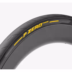 Pirelli P ZERO Race, 28", Route, Pneu tubulaire, Folding bead, Tout-rond, Sec, Humide, Noir, Jaune