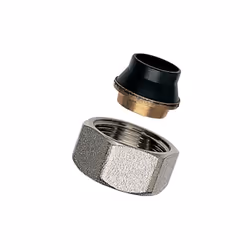 Raccord en laiton nickelé pour tube cuivre filet RBMpour tous les produits en filet RBMOlive en nitrile et laitonMontage du r ...