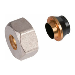 RBM - Raccord cuivre droit - Femelle Pas diamètre 14 mm - Tube cuivre recuit