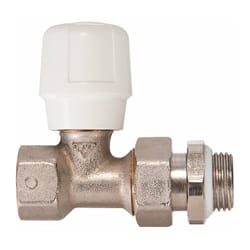 RBM - Robinet de radiateur droit à visser - f 1/2' - Simple réglage