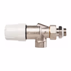 Robinet de radiateur équerre inversé à visser - F 3/8' - Thermostatisable - RBM