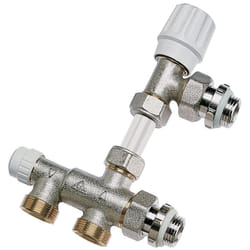 RBM - Kit thermostatique monotube équerre - Male 15x21