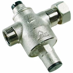 Réducteur de pression Rinoxdue avec raccord 3/4 RBM - 2890530" - Installation en amont du chauffe-eau. Pré-réglé à 3 bar (rég ...