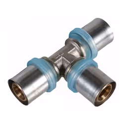 Raccord multicouche en T à sertir - Ø 32 mm - RBM Diamètre (mm) 32Vendu par 1