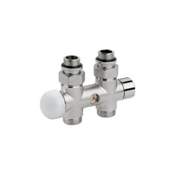 RBM - Collecteur radiateur en h droit thermo 3/4