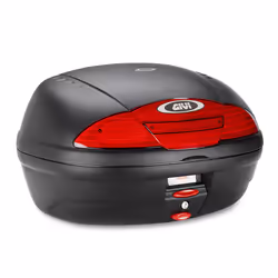 GIVI E4500 Simply II Monolock Top Case - sans plaque, noir-rouge