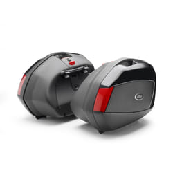 GIVI V35 Monokey Ensemble de cas secondaires Ensemble de boîtiers latéraux, noir-rouge