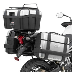 Support de boîtier supérieur GIVI pour boîtier Monokey, avec plaque M5 pour modèles Triumph Tiger 800 (voir description)