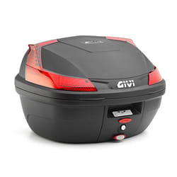 GIVI B37N Blade Monolock Top Case avec plaque, noir-rouge