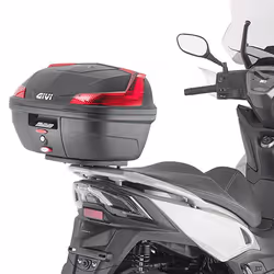 GIVI B37N Blade Monolock Top Case avec plaque, noir-rouge - Vue supplémentaire 3