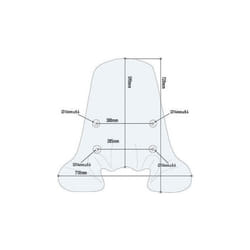 Pare-Brise Givi Honda SH125 I 12/13