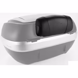 Dossier passager GIVI pour valise V47 Monokey soft black, en similicuir, noir