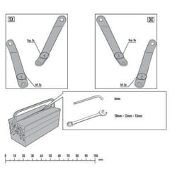 Kit fixation bulle Givi 8100A