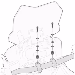 GIVI Smart Bar S900A Smart Mount S901A Kit de montage