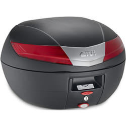 GIVI Monokey® V40 Top case noir gaufré, noir-rouge pour Hommes