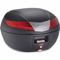 GIVI Monokey® V40 Top case noir gaufré, noir-rouge pour Hommes - Vue supplémentaire 2
