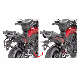 GIVI Side Case Carrier Détachable pour Boîtier Monokey pour Yamaha MT-09 Tracer (15-17)