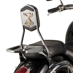 GIVI Barre Sissy avec porte-bagages, noire pour Kawasaki Vulcan S 650 (15-21)