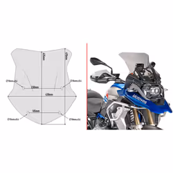 Bulle moto Givi Bmw R 1200 Gs (13 À 18)