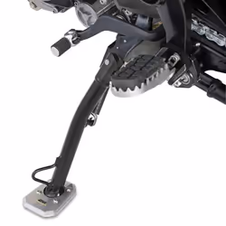 Extension de pied GIVI en aluminium et acier inoxydable pour Org. Béquille latérale f. Kawasaki Versys-X 300 (17-21