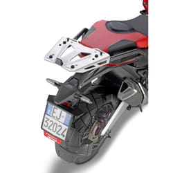 Support de caisse supérieure GIVI pour valise monoclé ou monolock pour Honda X-ADV 750 (17-20), max. 6 kg de charge utile Porte-boîtier supérieur