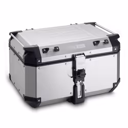 GIVI Trekker Outback 58 Aluminium Top Case, noir-argent