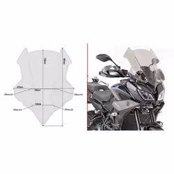Bulle moto Givi Yamaha Tracer 900/Tracer 900 Gt (18 À 19)