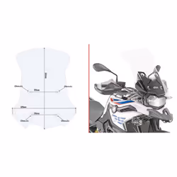 Bulle moto Givi Bmw F 850 Gs (2018 À 2021)