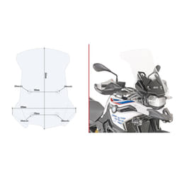 Bulle moto Givi Bmw F 850 Gs (2018 À 2021)