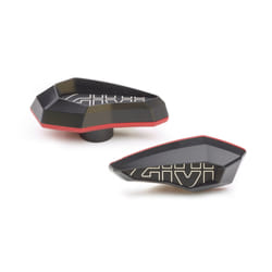 Coussinet de linteau GIVI en polymère renforcé de fibre de verre en aluminium anodisé, rouge