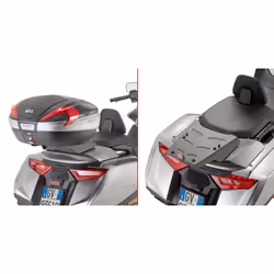Support top case moto Alu Givi Monokey Honda GL 1800 GOLD WING (18 à 19)