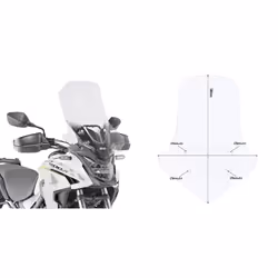 Bulle moto Givi Honda Cb 500 X (2019)