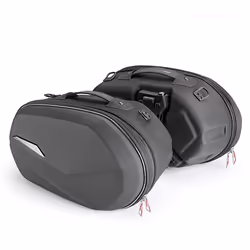 GIVI Sacoches Easy Lock thermoformées noir Volume 25+25 litres / Charge utile max. á 5 kg