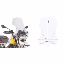 Bulle moto Givi Moto Guzzi V85tt (2019 À 2021)