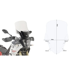 Bulle moto Givi Yamaha Ténéré 700 (2019 À 2020)