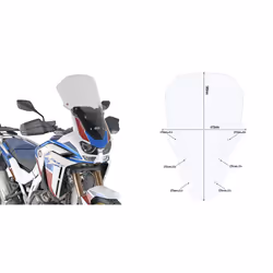 Bulle moto Givi Honda Crf 1100l Africa Twin Adventure Sports (2020)