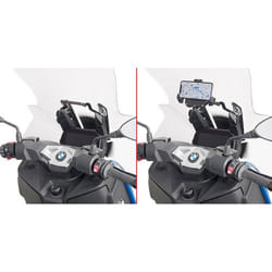 Support GIVI pour montage sur pare-brise pour S902A, S920M, S920L et support de navigation/smartphone
