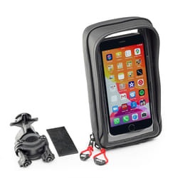 Coque pour smartphone GIVI, compatible avec scooter, moto et vélo, transparent