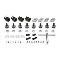Kit de conversion de porte-valise latérale GIVI dans le porte-valise latéral Rapid Fitting, pour différents types de véhicules. Modèles (voir ci-dessous) Kit de conversion de porte-sacoches latérales