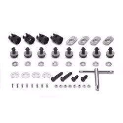 Kit de conversion de porte-valises latérales GIVI dans un support de boîtier latéral à montage rapide, pour Yamaha Tracer 700 ...