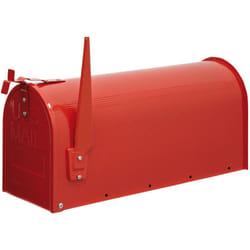 Arregui - usa Mail d-usa/r boîte aux lettres style américain en acier, taille l, rouge