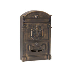ARREGUI Residencia D-2151/B boîte aux lettres murale de style retro classique en aluminium, taille M (A4), bronze